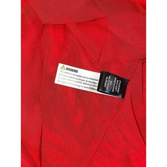 IRIS Maxi dress formal/semi formal rhinestone red/silver bodycon stretch NEW MD - Picture 7 of 13